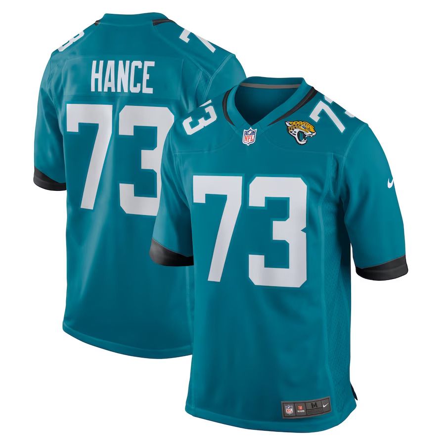 Men Jacksonville Jaguars 73 Blake Hance Nike Teal Home Game Player NFL Jersey